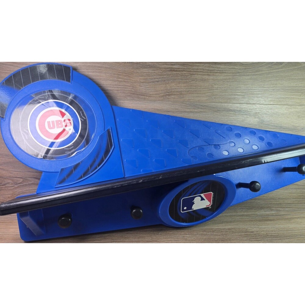 Vintage Suncast Chicago Cubs 1994 Plastic Baseball Sports Shelf Coat Rack RARE